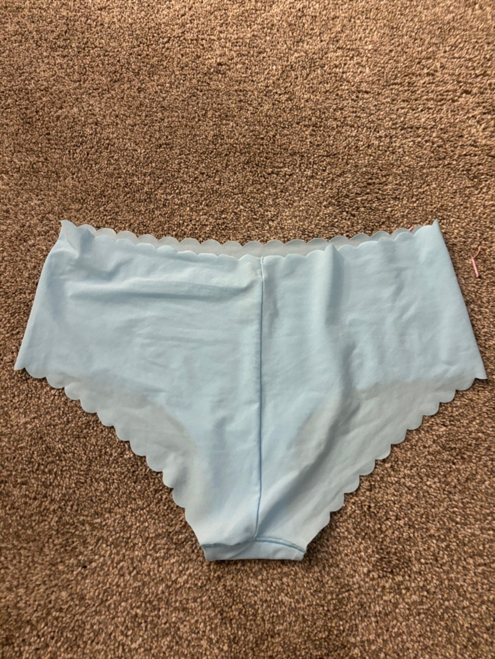 Victoria's Secret Sky Blue Scalloped Hipster - Picture 3 of 3